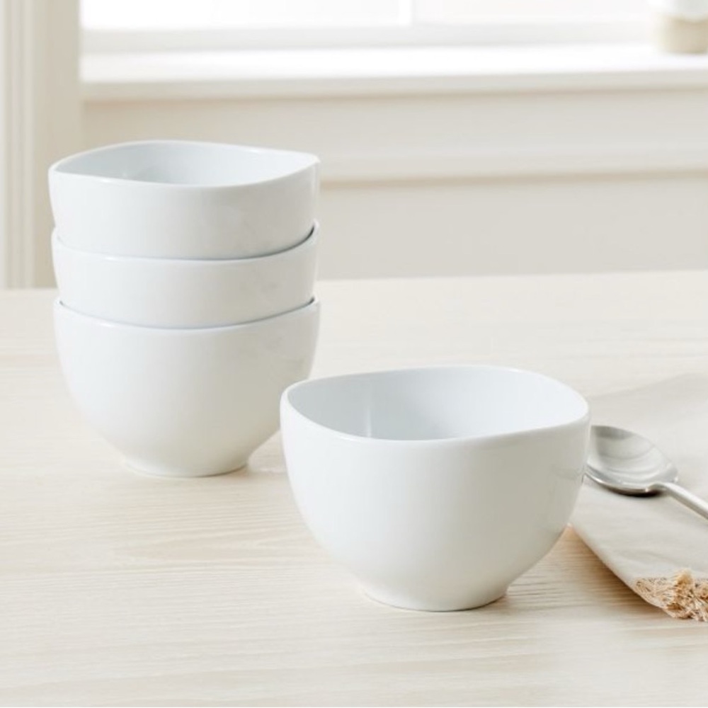West Elm Organic Porcelain Rice Bowl (Sets of 4)